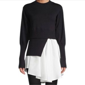 Avantlook Spliced Sweater - M - Blackwhite - pre owned.
